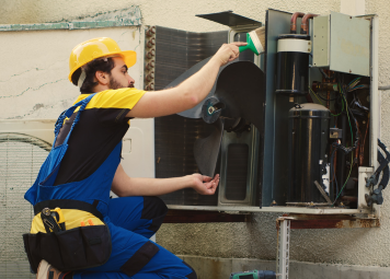 HVAC annual maintenance contract chiller and AHU servicing Dubai