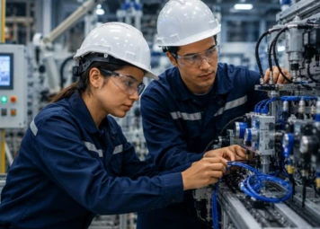 Electrical control panels and mechanical equipment for commercial building systems in Dubai