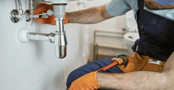 Commercial plumbing maintenance services by Eagles Crew LLC Dubai