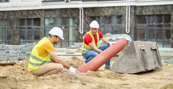 Professional plumber repairing plumbing pipes in Dubai