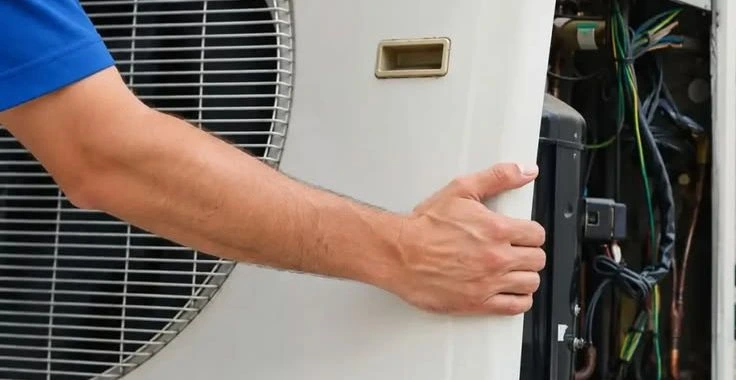 Professional MEP maintenance team servicing a commercial building in Dubai