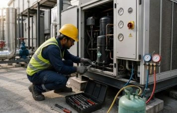 Chiller and air handling unit maintenance for commercial buildings in Dubai