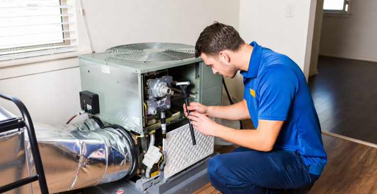 HVAC ventilation system installation